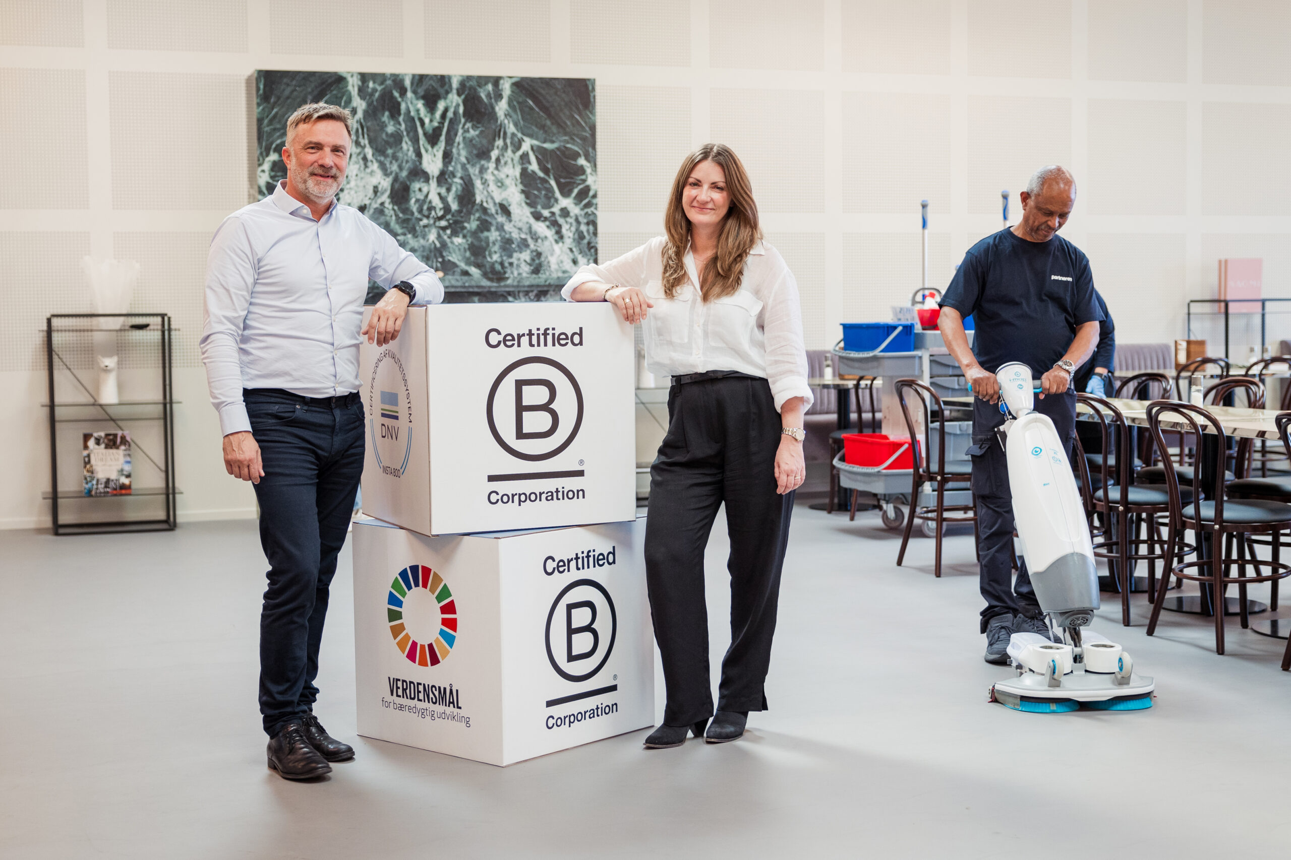 Partneren A/S medarbejdere med B-Corp certificering
